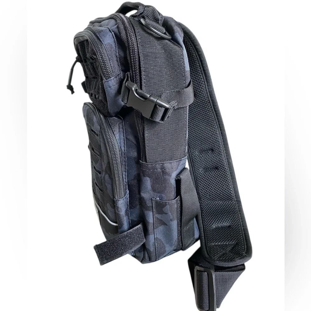 Ghosthorn New Black Camouflage Tactical Fishing Waterproof Lightweight Backpack